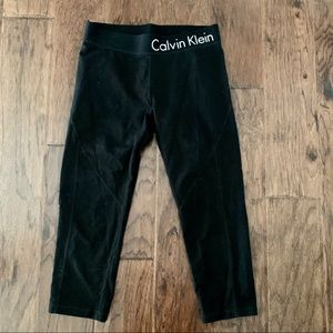 Calvin Klein black Capri leggings